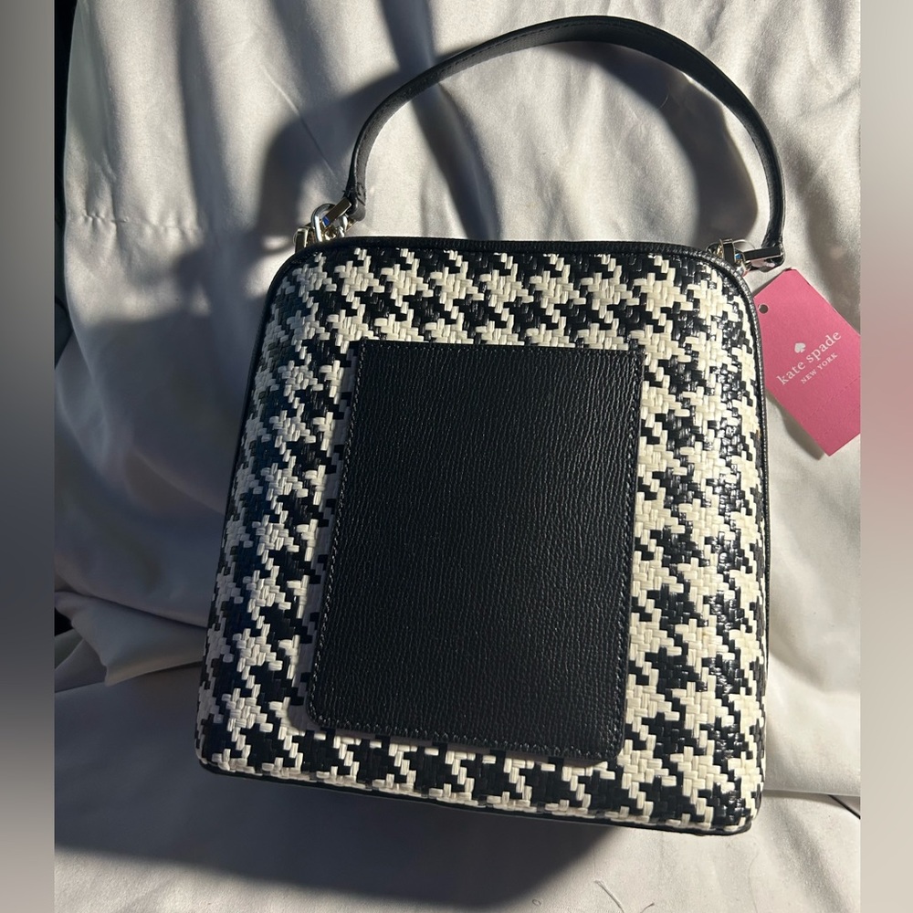 Kate Spade houndstooth crossbody handbag - Picture 3 of 13